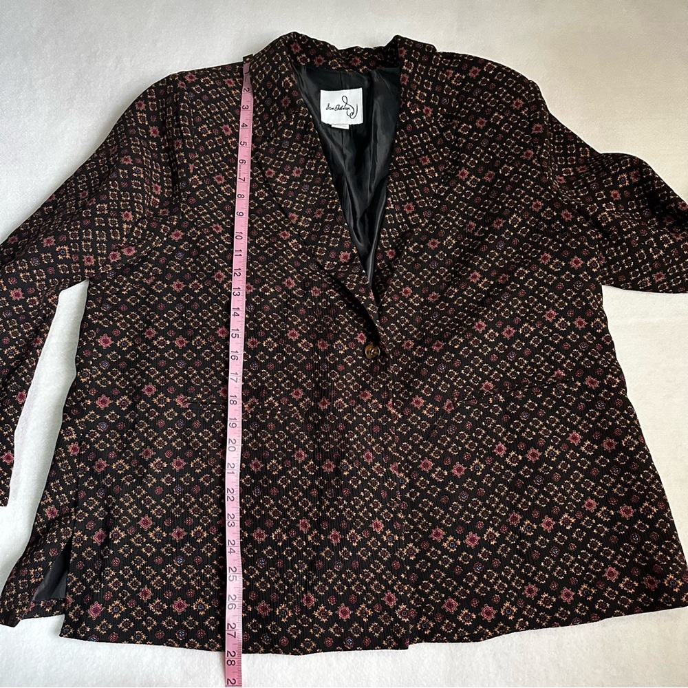 Sam Edelman Delilah Print Blazer Women’s Size XL - Picture 6 of 13